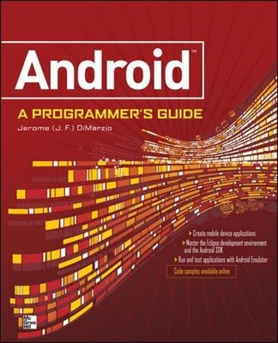 Book Cover ANDROID A PROGRAMMERS GUIDE