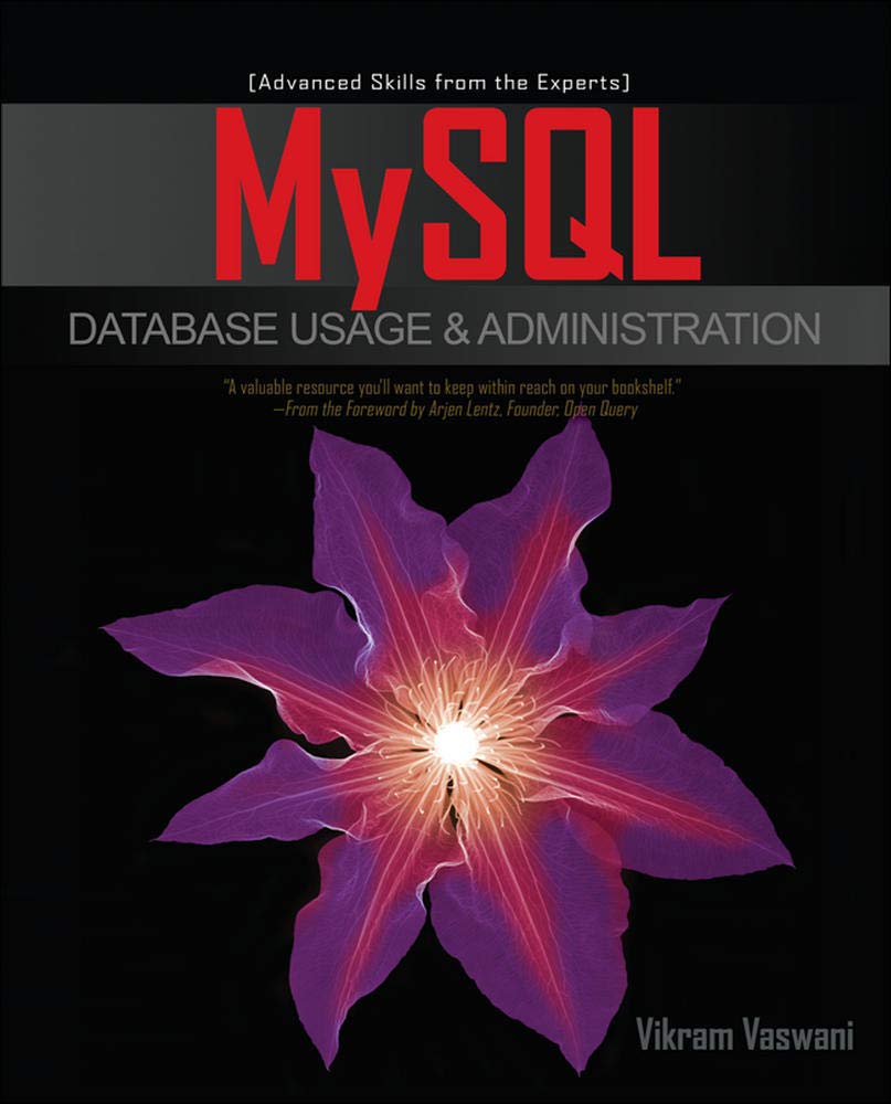 Book Cover MySQL Database Usage and Administration