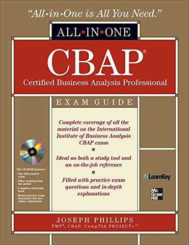 Book Cover CBAP Certified Business Analysis Professional All-in-One Exam Guide with CDROM