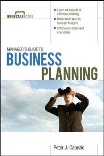 Book Cover Manager's Guide to Business Planning (Briefcase Books)