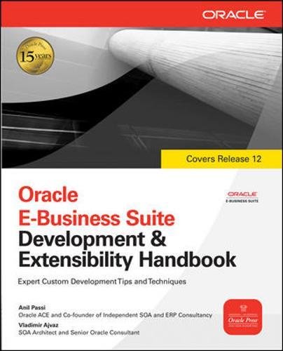 Book Cover Oracle E-Business Suite Development & Extensibility Handbook (Oracle Press)