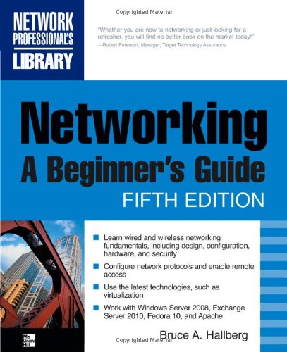 Book Cover Networking, A Beginner's Guide, Fifth Edition (Networking Professional's Library)