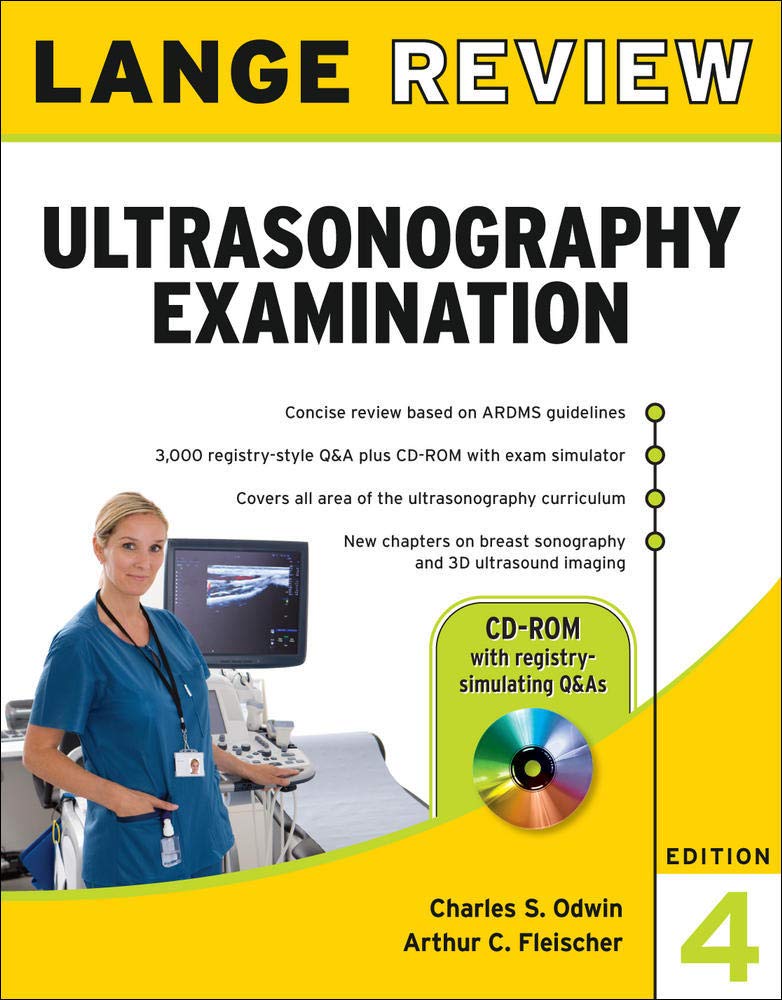 Book Cover Lange Review Ultrasonography Examination with CD-ROM, 4th Edition (LANGE Reviews Allied Health)