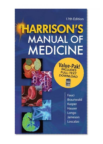 Book Cover Harrison's Manual of Medicine 17/e Book/Mobile Valuepack
