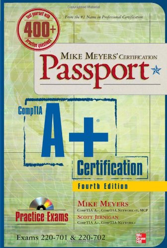Book Cover Mike Meyers' CompTIA A+ Certification Passport, Fourth Edition (Exams 220-701 & 220-702)