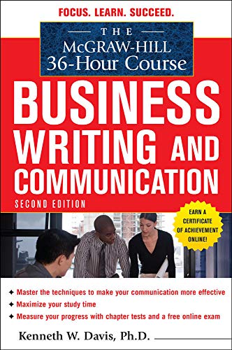 Book Cover The McGraw-Hill 36-Hour Course in Business Writing and Communication, Second Edition (McGraw-Hill 36-Hour Courses)