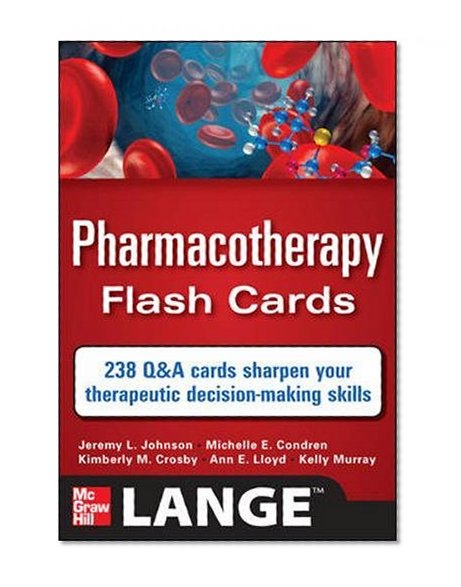 Book Cover Pharmacotherapy Flash Cards