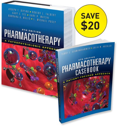 Book Cover Casebook of Pharmacotherapy & Pharmacotherapy: A Pathophysiologic Approach 8/E Value Pack