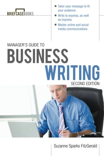 Book Cover Manager's Guide To Business Writing 2/E (Briefcase Books Series)