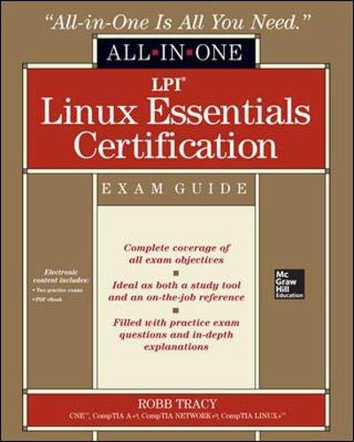 Book Cover LPI Linux Essentials Certification All-in-One Exam Guide