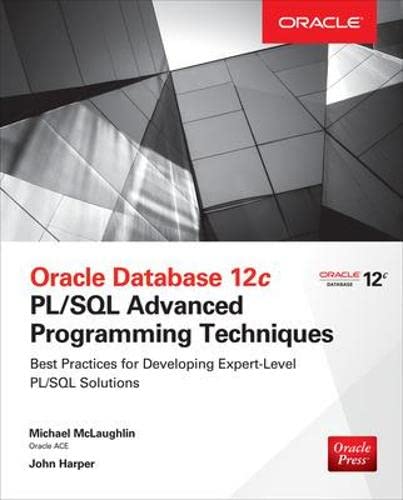 Book Cover Oracle Database 12c PL/SQL Advanced Programming Techniques