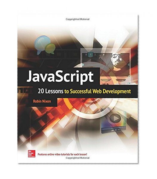 Book Cover JavaScript: 20 Lessons to Successful Web Development
