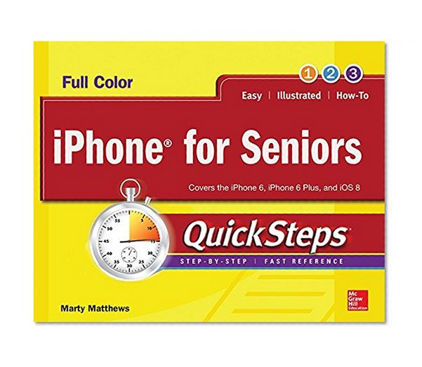 Book Cover iPhone for Seniors QuickSteps