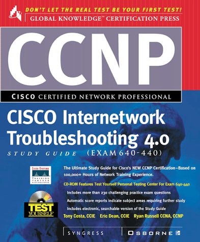 Book Cover Ccnp Cisco Internetwork Troubleshooting Study Guide 4.0 Study Guide, Exam 640-440