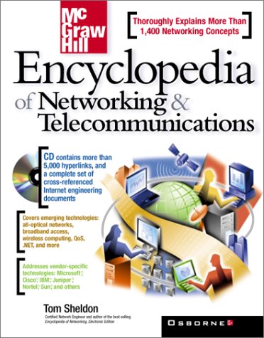 Book Cover McGraw Hill's Encyclopedia of Networking and Telecommunications with CDROM (Network Professional's Library)
