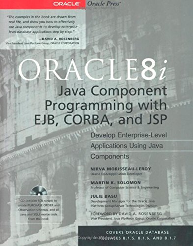 Book Cover Oracle8i Java Component Programming With EJB, CORBA AND JSP