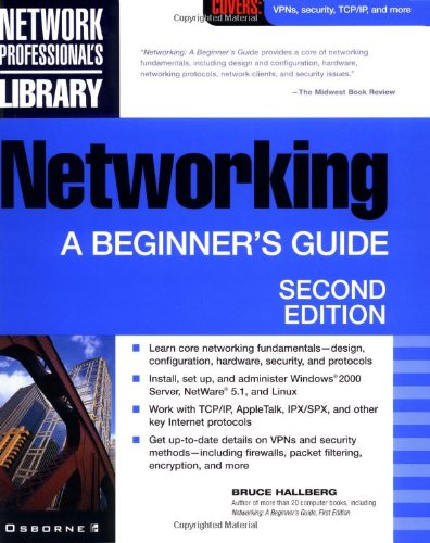 Book Cover Networking: A Beginner's Guide (Network Professional's Library)