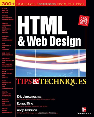 Book Cover HTML & Web Design Tips & Techniques