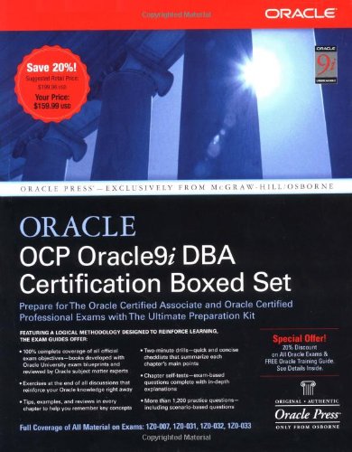 Book Cover OCP Oracle9i DBA Certification Boxed Set