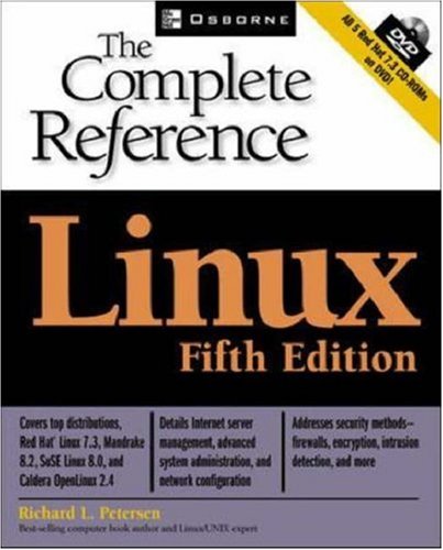 Book Cover Linux: The Complete Reference, Fifth Edition (Red Hat 7.3 DVD Included)