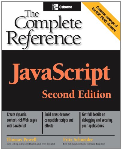 Book Cover JavaScript: The Complete Reference, Second Edition