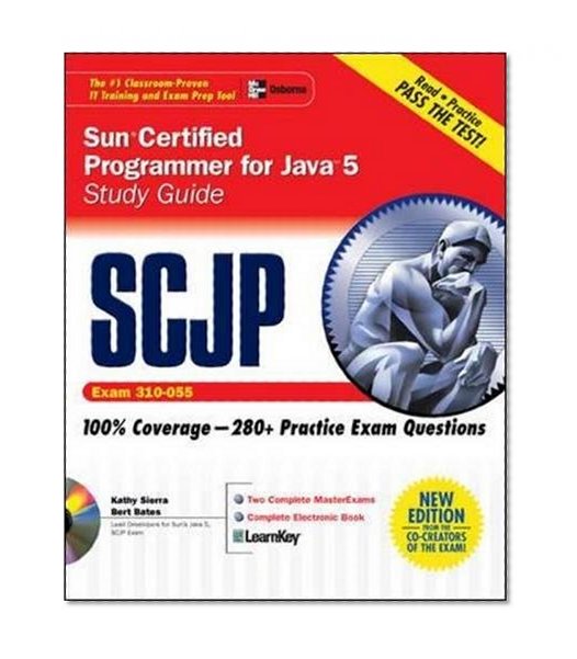 Book Cover SCJP Sun Certified Programmer for Java 5 Study Guide (Exam 310-055) (Certification Press)
