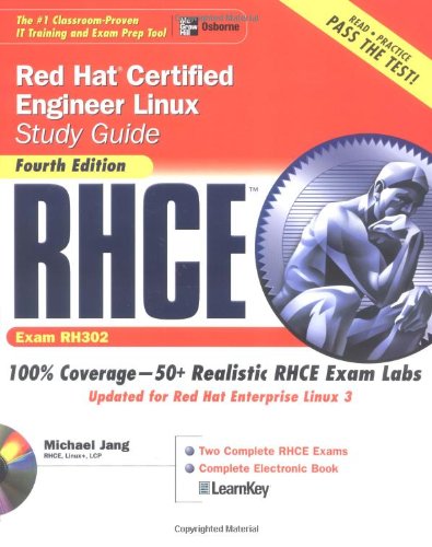 Book Cover RHCE Red Hat Certified Engineer Linux (Exam RH302)
