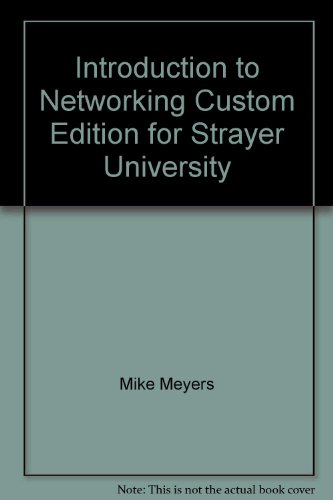 Book Cover Introduction to Networking Custom Edition for Strayer University