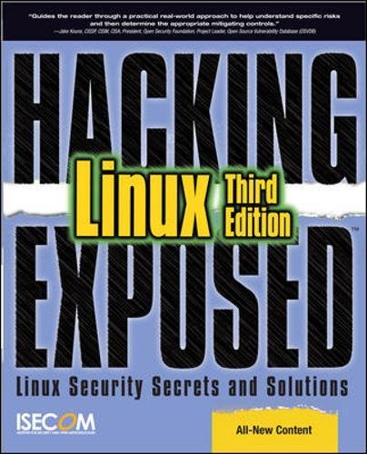 Book Cover Hacking Exposed Linux, 3rd Edition