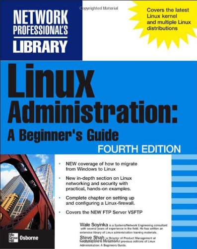 Book Cover Linux Administration: A Beginner's Guide