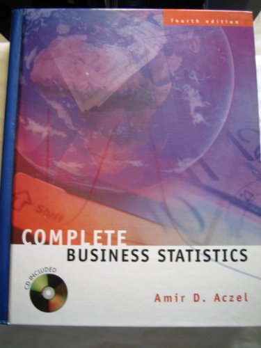 Book Cover Complete Business Statistics