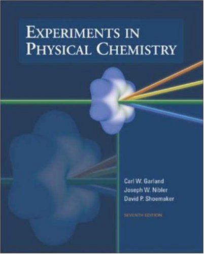 Book Cover Experiments In Physical Chemistry