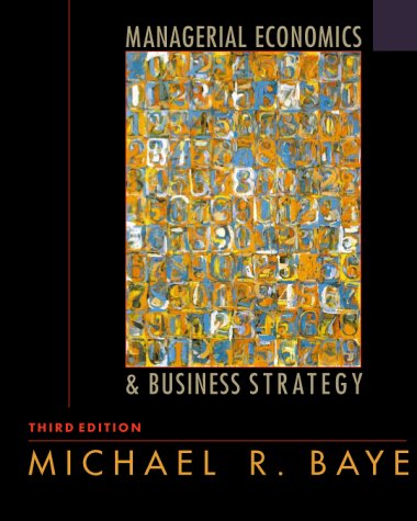 Book Cover Managerial Economics and Business Strategy