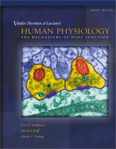 Book Cover Vander, Sherman, Luciano's Human Physiology: The Mechanisms of Body Function