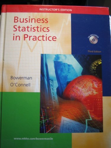 Book Cover Business Statistics in Practice Instructor's Edition