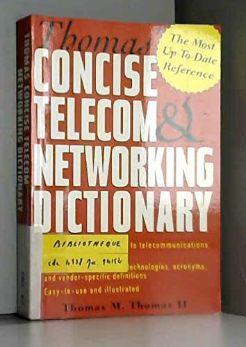 Book Cover Thomas' Concise Telecom & Networking Dictionary