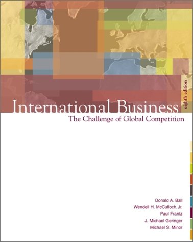Book Cover International Business: The Challenge of Global Competition (8th Edition)