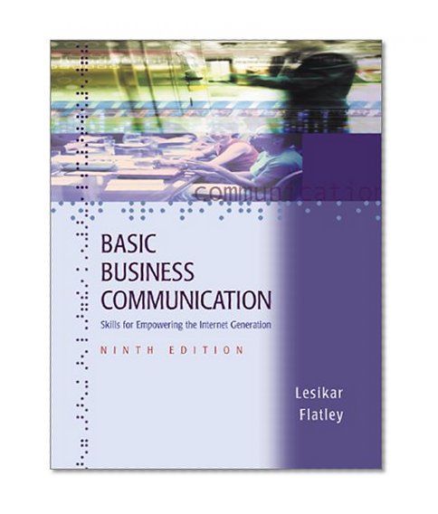 Book Cover Basic Business Communication: Skills For Empowering The Internet Generation