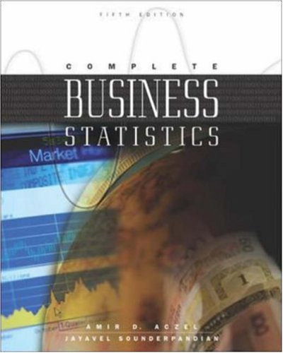 Book Cover Complete Business Statistics W/CD Mandatory Package
