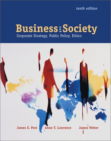 Book Cover Business & Society: Corporate Strategy, Public Policy, and Ethics with PowerWeb