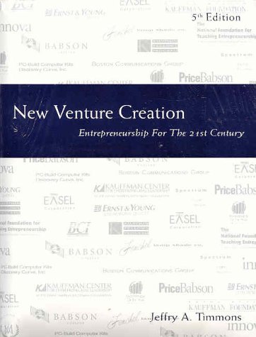 Book Cover New Venture Creation with New Business Mentor 2002