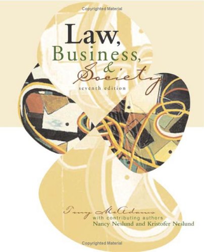 Book Cover Law, Business, and Society