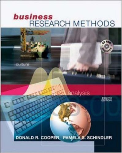 Book Cover Business Research Methods with Student CD-ROM