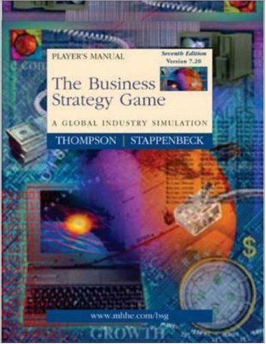 Book Cover Business Strategy Game Player's Package V7.20 (Manual, Download Code Sticker & CD)