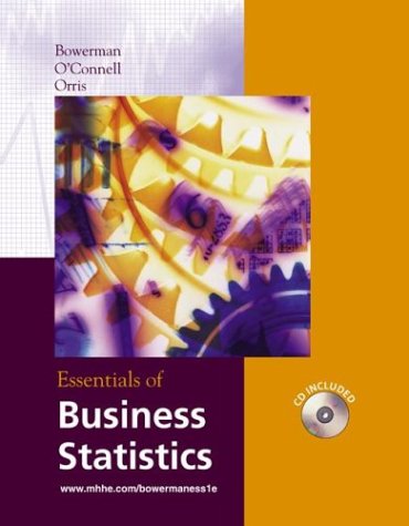 Book Cover Essentials of Business Statistics (The Mcgraw-Hill/Irwin Series Operations and Decision Sciences)