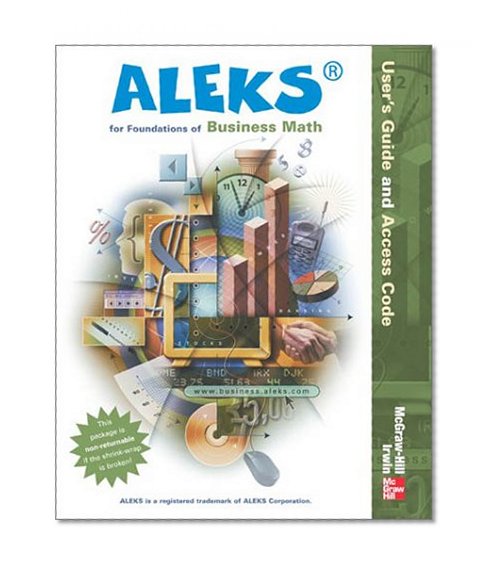 Book Cover Aleks User's Guide and Access Code for Foundations of Business Math
