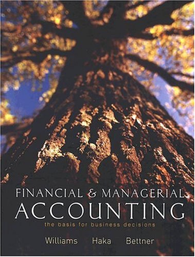 Book Cover Financial and Managerial Accounting: The Basis for Business Decisions