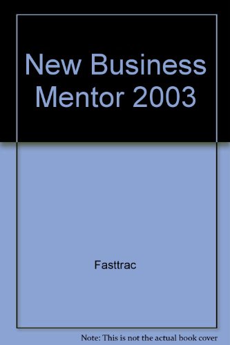 Book Cover New Business Mentor 2003
