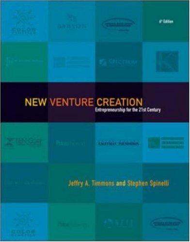 Book Cover New Venture Creation: Entrepreneurship for the 21st Century with PowerWeb and New Business Mentor CD