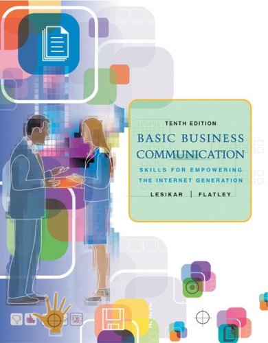 Book Cover Basic Business Communication: Skills For Empowering the Internet Generation
